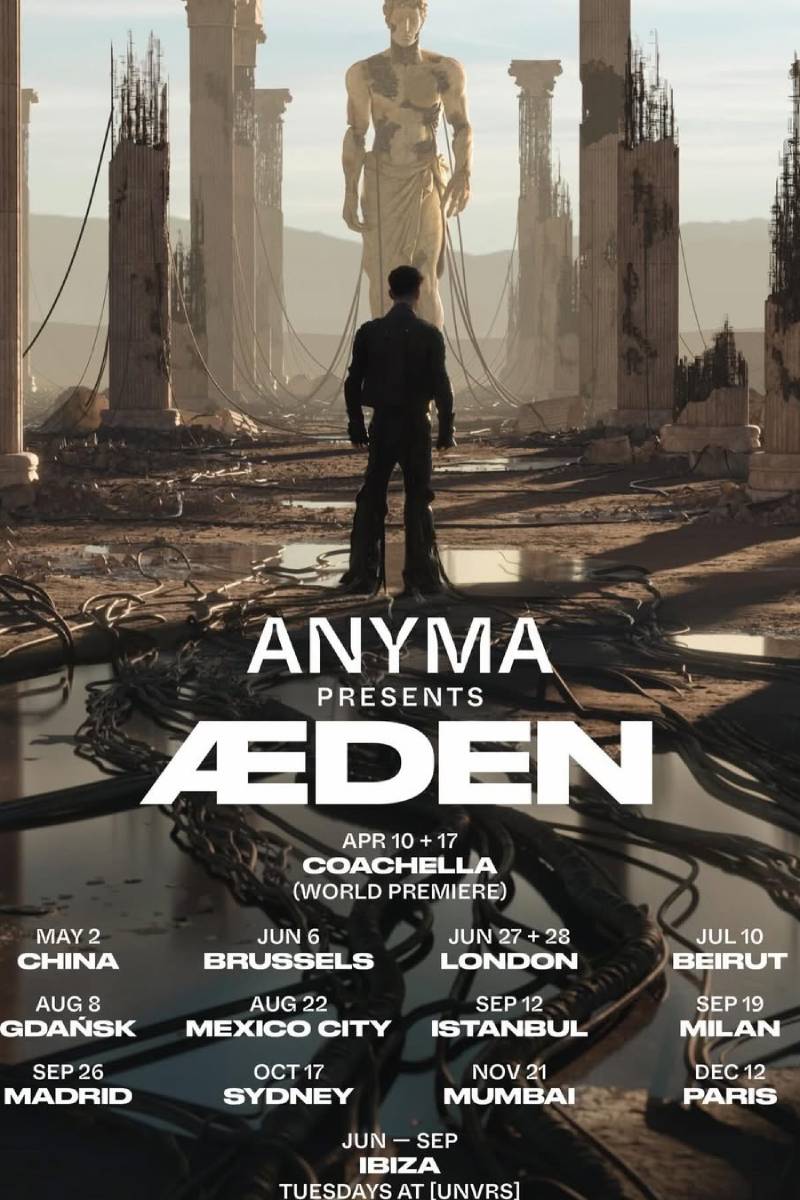 Anyma - ÆDEN World Tour 2026
